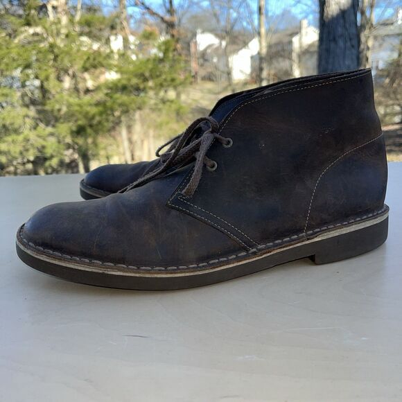 Clarks Bushacre Chukka Boots Men’s 11.5M Leather Brown Lace-Up main image 7